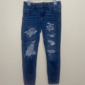 Women’s American Eagle Ripped Skinny Jeans